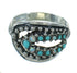 Turquoise Opal Southwestern And Silver Ring Size 5-3/4 UX84278